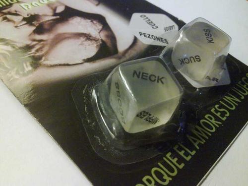 Glow in the dark sex dice (2 Pack)