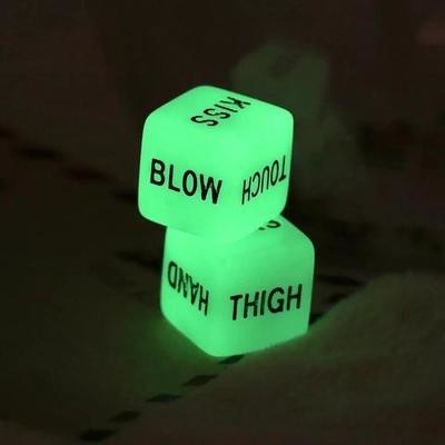 Glow in the dark sex dice (2 Pack)