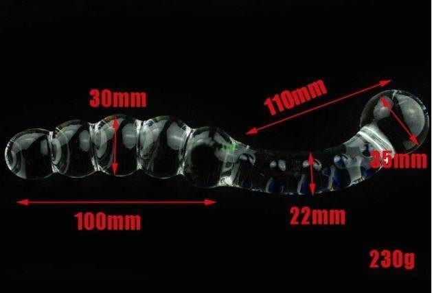 Borosilicate Crystal Glass Massager Anal Fun