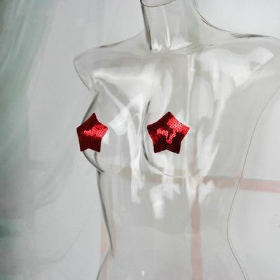 Star Shape Round Dot Sequin Nipple Covers