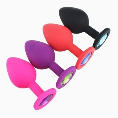 Silicone Jewel Butt Plug