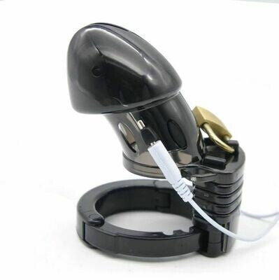 Electronic Pulse Stimulator Penis Chastity Cage