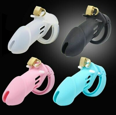 Silicone Male Chastity Penis Cock Cage