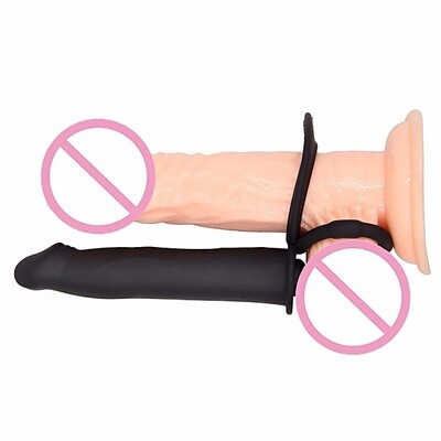 Penis & Balls Ring Double Penetration Vibrator