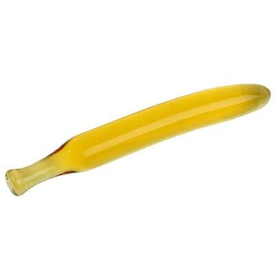 Sexy Fruit Glass Banana Masturbation or Anal Sex Toy