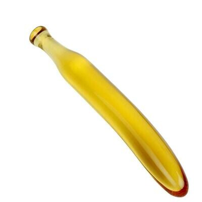 Sexy Fruit Glass Banana Masturbation or Anal Sex Toy