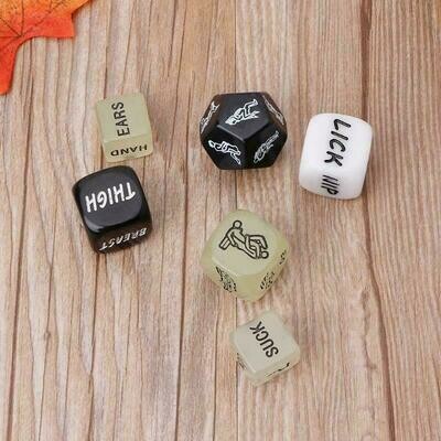 6pcs Adult Games Erotic Sex Dice For Couples