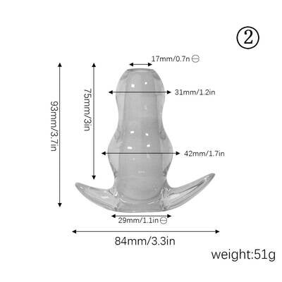 Anal Expanding Dilator Hollow Anal Plug Anal Sex Toy