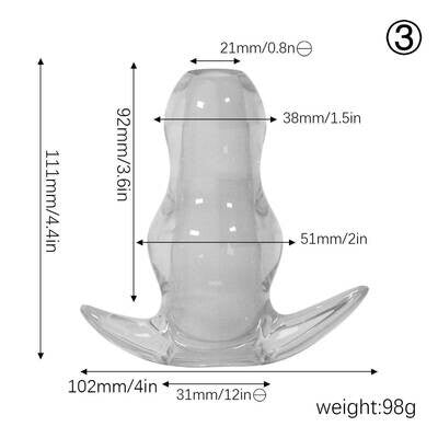 Anal Expanding Red Dilator Hollow Anal Plug Anal Sex Toy