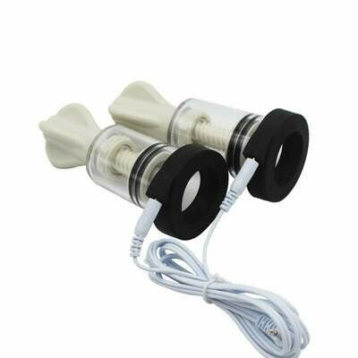 Electronic Pulse Shock Nipple Suckers Climax Stimulator