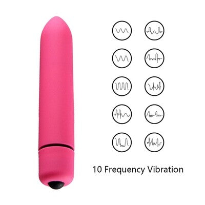 10 Speed Super Powerful Tranquil Vibrating Waterproof Bullet