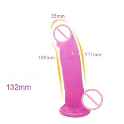 Realistic Jelly Dildo with Suction Cup