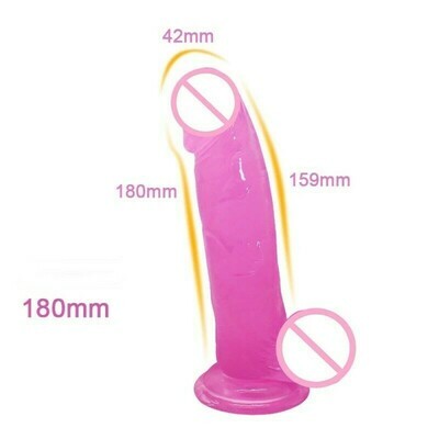 Realistic Jelly Dildo with Suction Cup