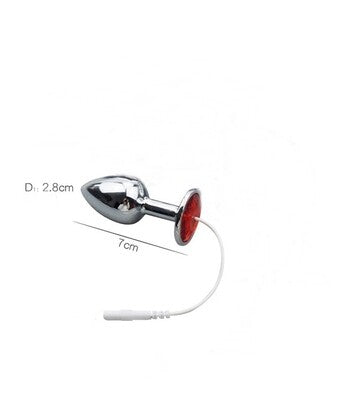 Electro Shock Urethral Penis Sound & Anal Plug Combo