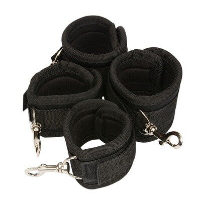 Stainless Steel Adjustable Spreader Bar Ankle & Wrist Restraints