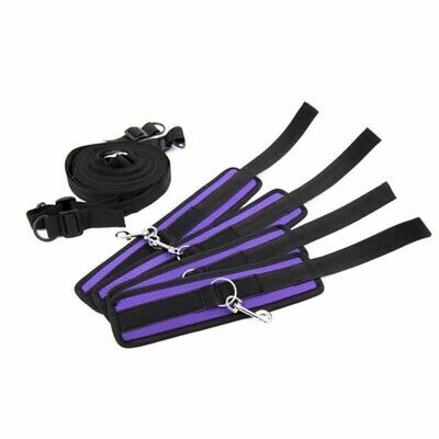 Under Bed Sex Bondage Restraints - Handcuffs Ankle Cuffs Adult Sex Game
