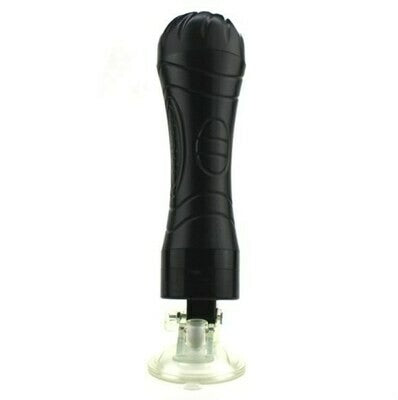 Flesh Torch Adjustable Speed Masturbator With Suction Cup Base