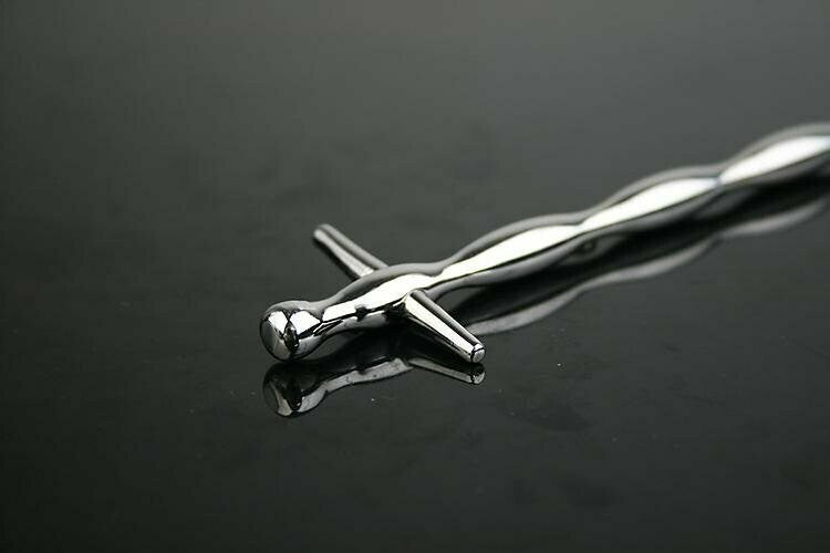 Stainless Steel Cross Male Urethral Probe