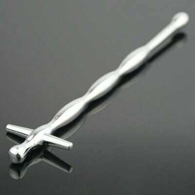Stainless Steel Cross Male Urethral Probe