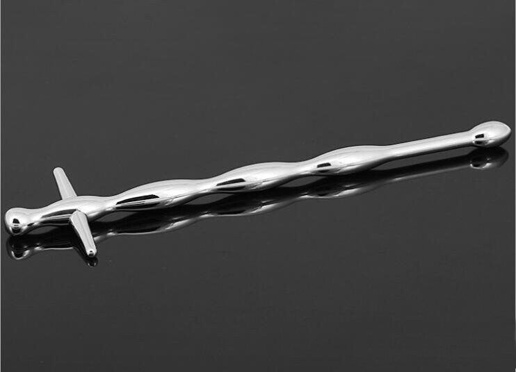 Stainless Steel Cross Male Urethral Probe