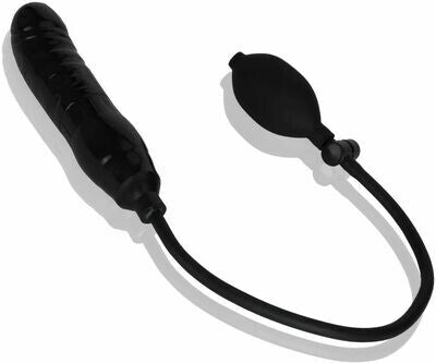 Inflatable Lifelike Penis Anal Plug Unisex Masturbation