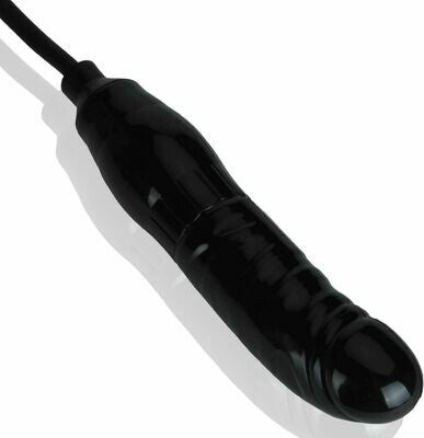 Inflatable Lifelike Penis Anal Plug Unisex Masturbation