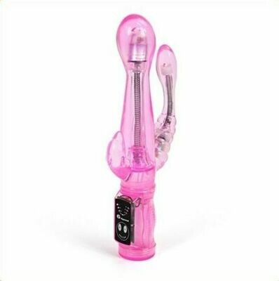 6 Speed Vibration, Double Vibe Waterproof G Spot Vibrator