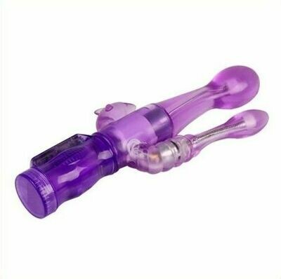 6 Speed Vibration, Double Vibe Waterproof G Spot Vibrator