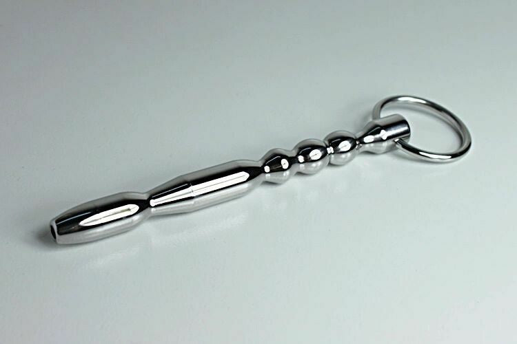 Stainless Steel Cum-Thru Male Urethral Probe