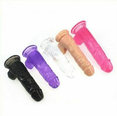 Realistic Jelly Dildo with Suction Cup