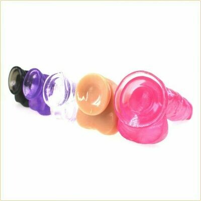 Realistic Jelly Dildo with Suction Cup