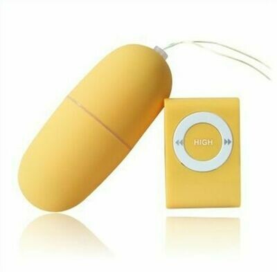 Wireless Remote Control Vibrating Egg - Yellow