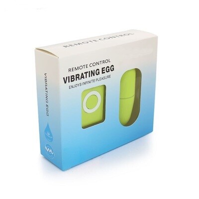 Wireless Remote Control Vibrating Egg - Green