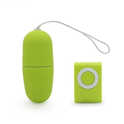 Wireless Remote Control Vibrating Egg - Green