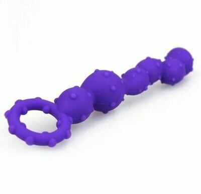 Quality Silicone Bumpy and Curvy Anal Beads