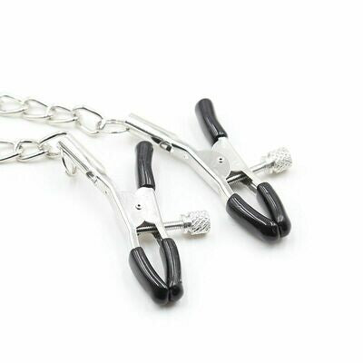 Silicone Ball Gag With Nipple Clamps