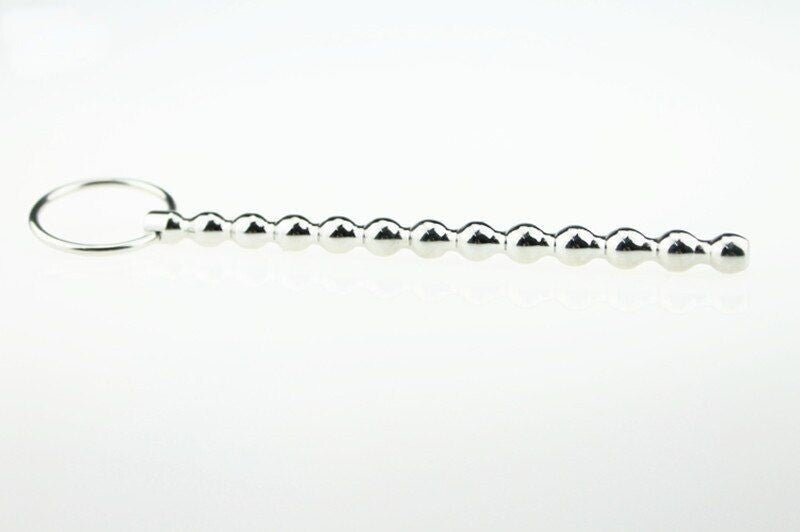Beaded Stainless Steel Male Urethral Probe