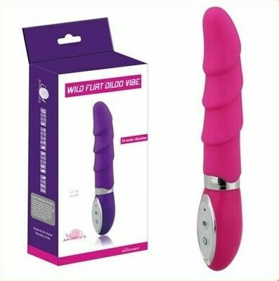 Aphrodisia 10 Speed G-Spot Screw Thread Silicone Vibrator