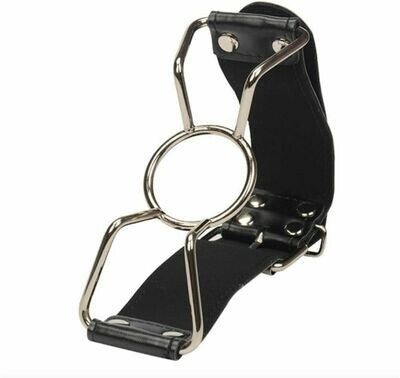 Stainless Steel Mouth Butterfly O-Ring Style Gag Harness