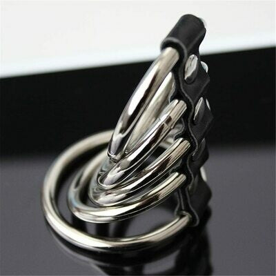 Chastity Cockring - Stainless Steel Cock Rings 5 Rings