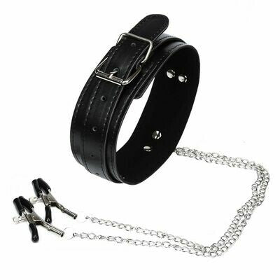 Nipple Clamps & Slave Collar