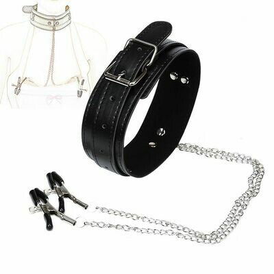 Nipple Clamps & Slave Collar