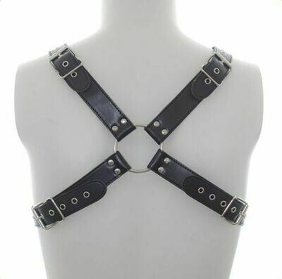 PU Leather Chest Harness