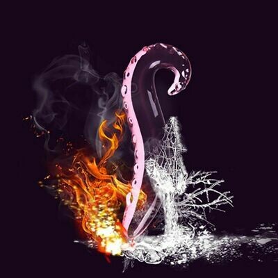 Sexy Tentacle Borosilicate Glass Masturbation or Anal Sex Toy