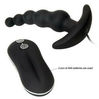 Aphrodisia 10 Mode Silicone Butt Plug - Beads Prostate Massager