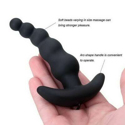 Aphrodisia 10 Mode Silicone Butt Plug - Beads Prostate Massager