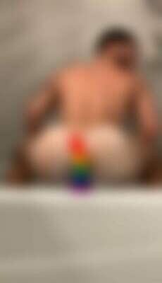 Realistic Penis Shaped Rainbow Suction Cup Dildo