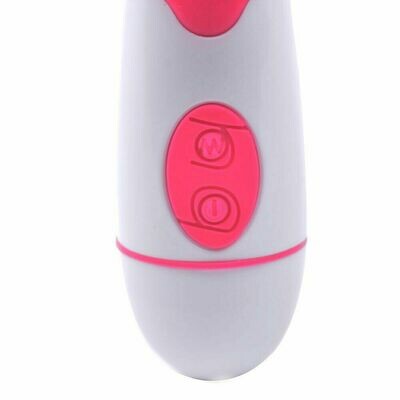 Pink Silicone 12 Speed Tongue Vibrator