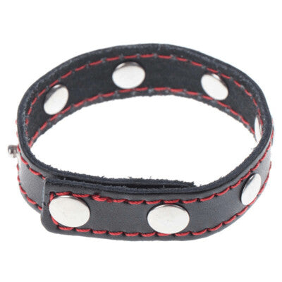 Adjustable Leather Cock Ring Delay Penis Ring