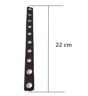 Adjustable Leather Cock Ring Delay Penis Ring